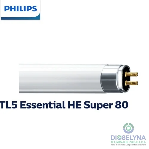 LAMPARA FLUORESCENTE RECTO T5 28W 6500K TL5 ESSENTIAL HE SUPER 80  PHILIPS