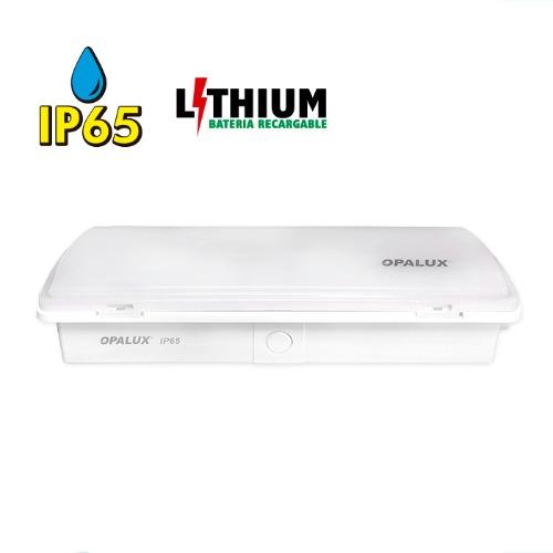 LUMINARIA DE EMERGENCIA IP65  50 LED BATERÍA LITIO RECARGABLE OPALUX