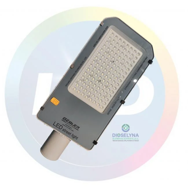 LUMINARIA PUBLICA LED STREET LIGHT GBLX 50W IP65 IK09 6500K 100-240V GEBLER
