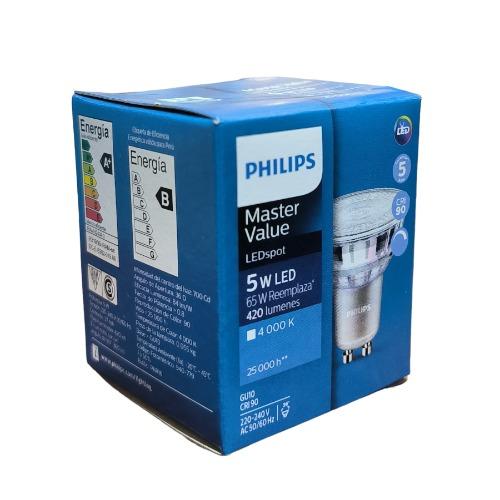 LAMPARA DICROICA LED DIMERIZABLE 5W 4000K 220-240V PHILIPS