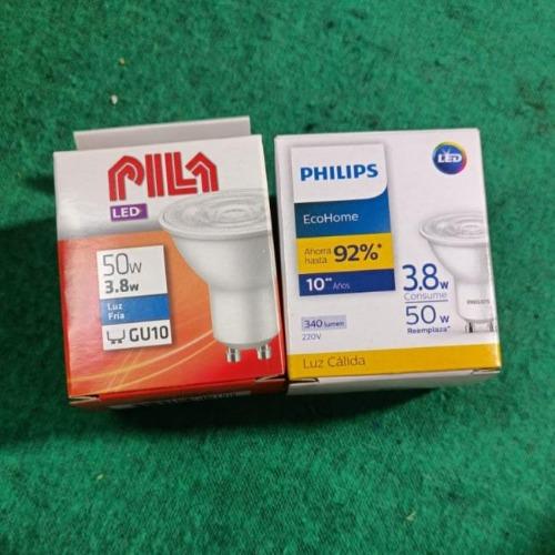 LAMPARA DICROICA ECOHOME LED GU10 3.8W 6500K 220V PHILIPS