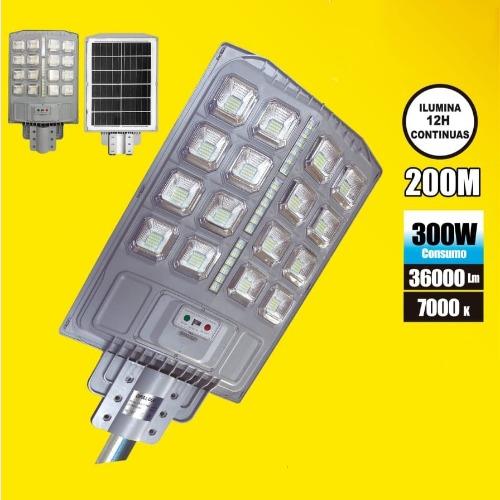 LUMINARIA SOLAR LED 300W IP65 7000K OPALUX