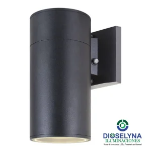 Aplique de pared para exterior tipo tubular con tecnología LED de 10W, temperatura de color 4000K, marca Citec, diseñado para iluminación eficiente en fachadas y áreas exteriores.