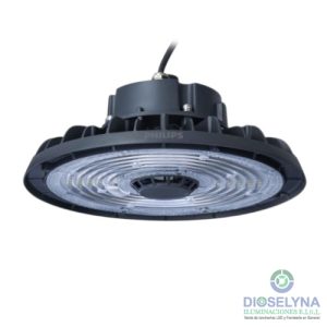 LUMINARIA LED HIGH BAY 150W 6500K IP65 NEGRO LED210 WB BY320P G2 PHILIPS