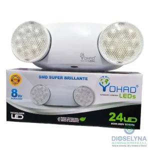 LUZ DE EMERGENCIA 24LED 6W IP20 540LM 85-265V YOHAD