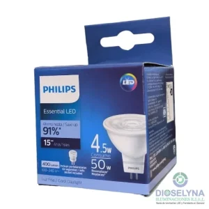 FOCO DICROICO LED MR16 4.5W 6500K 100-240V PHILIPS