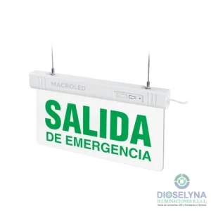 LUMINARIA DE EMERGENCIA SEÑAL LED CSL-EMERGENCIA 1W MACROLED
