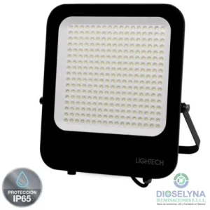 REFLECTOR LED ECO 200W - COLOR NEGRO - LUZ BLANCA LIGHTECH