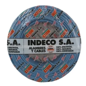 CABLE ELECTRICO LH 4 MM AZUL X 100M INDECO