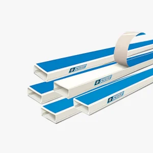 CANALETA CON PEGAMENTO 10X10 PVC SCHUBERT