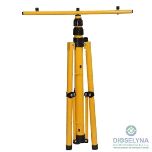 TRIPODE GRADUABLE DE METAL ALTURA ASTA 1.60CM PARA 2 REFLECTORES.