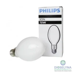 LAMPARA VAPOR DE SODIO CON IGNITOR INCORPORADO DE 70W E27 2700K 220V PHILIPS