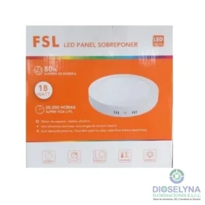 PANEL LED PARA SOBREPONER 18W 220V FSL