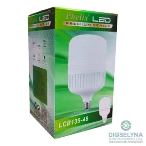 FOCO LED BOTELLA LCB135 48W E27 AC220V LUZ DIA PHELIX