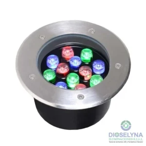 SPOT DE PISO LED 12W RGB IP67 220V CYTEC