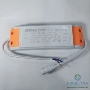 DRIVER PARA PANEL LED OP-120X30 OP-60X60 DE 48W INPUT: 85-265V 50/60HZ OPALUX