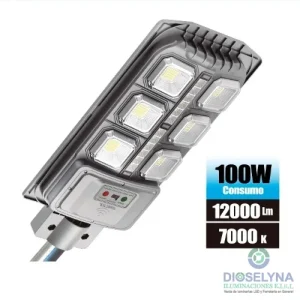 LUMINARIA SOLAR LED 100W IP65 7000K OPALUX