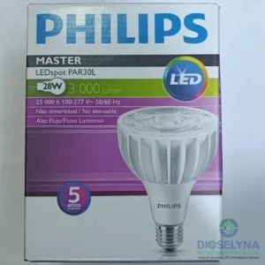 LÁMPARA LED PAR30L 28W 4000K 100-277V E27 30D MASTER LEDSPOT PHILIPS