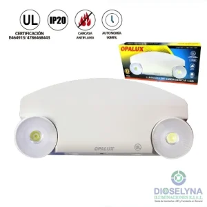 LUZ DE EMERGENCIA LED 2 FAROS 9303UL OPALUX
