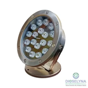 FARO LED SUMERGIBLE PARA PILETA 18X1W 6500K IP68 12V OSLER