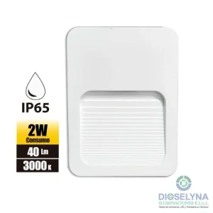 LUZ GUÍA LED PARA SOBREPONER 2W IP65 3000K 220V OSLER