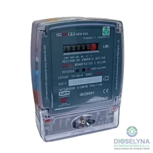MEDIDOR ANALOGO DE ENERGÍA ACTIVA MONOFASICO 2 HILOS STRONGER (NEW ERA)