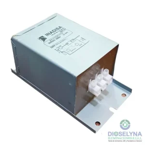 BALASTRO REACTOR VAPOR DE SODIO 250W 220V 60Hz INADISA