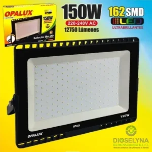 REFLECTOR LED 150W SLIM DELGADO 6500K IP65 85-265V OPALUX