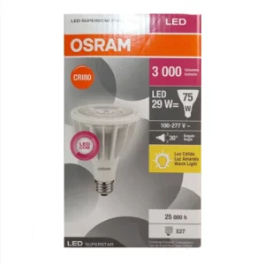 LAMPARA LED PAR30 29W 3,000 LM 3000K 100-277V OSRAM