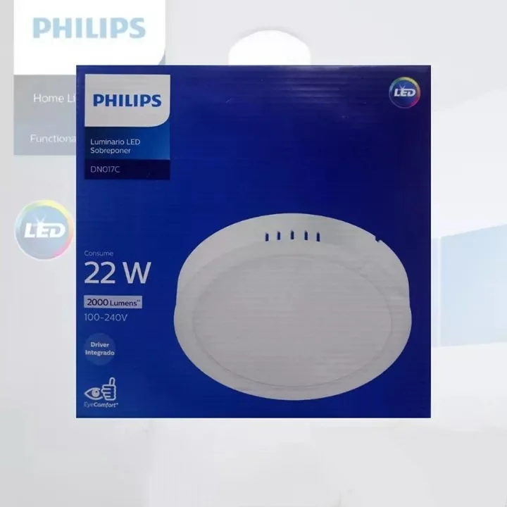 SPOT LED PARA SOBREPONER DN017C 22W 6500K (2000LM) 100-240V PHILIPS