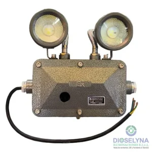 LAMPARA DE EMERGENCIA LED ANTIEXPLOSIVA 2X3W IP66 6000K ATEX