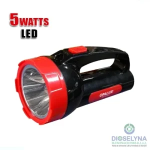 LINTERNA RECARGABLE LED 5W 220V OPALUX