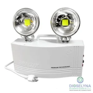 Lampara de Emergencia 40W Opalux 9808UL | 2 Faros LED