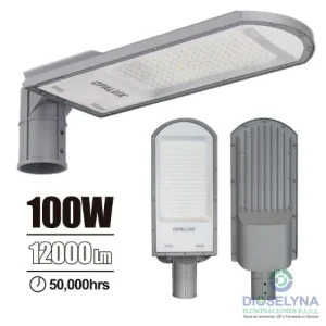 LUMINARIA DE ALUMBRADO PÚBLICO LED 100W IP66 3000K OP-SL316-100WW OPALUX