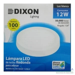 PANEL LED REDONDO ADOSABLE 12W 220V DIXON