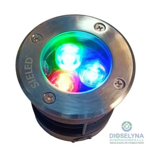 SPOT DE PISO LED 3W RGB IP68 220V SIELED