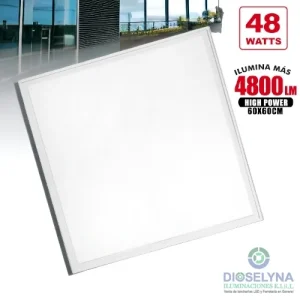 PANEL LED 60X60CM 48W IP20 4,800 LÚMENES OPALUX