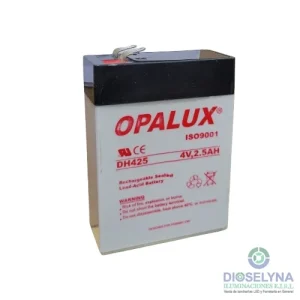 BATERÍA SECA 4V 2.5AH OPALUX
