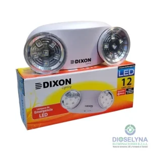 LUZ DE EMERGENCIA 12 LEDS IP20 DIXON