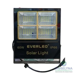 REFLECTOR CON PANEL SOLAR LED 60W IP66 6500K EVERLEO