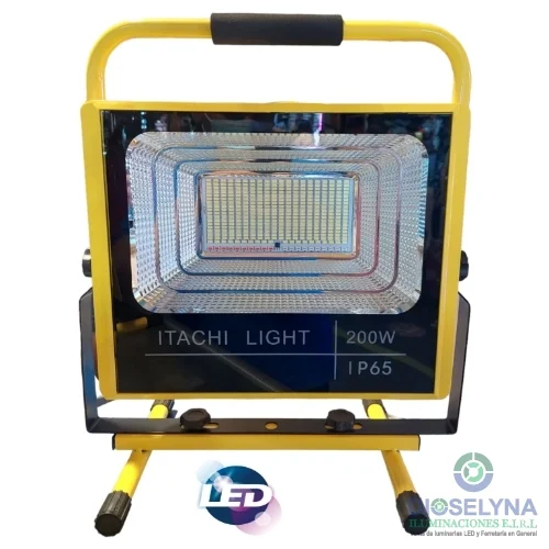 REFLECTOR LED RECARGABLE PORTÁTIL 200W IP65 6500K ITACHI LIGHT