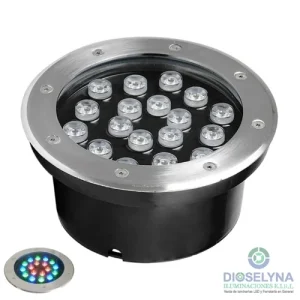 SPOT EMPOTRABLE DE SUELO / LED RGB DEDONDA /DE EXTERIOR IP68 220V LUMISOL