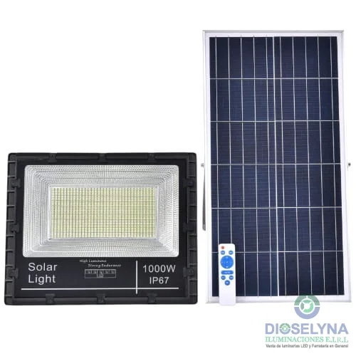 REFLECTOR LED CON PANEL SOLAR 1000W IP67 6000K OSLER