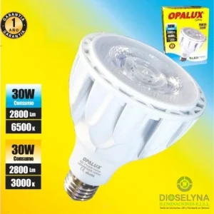 FOCO LED PAR30 30W 6500k/3000K 175–265V E27 OPALUX