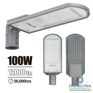 LUMINARIA DE ALUMBRADO PÚBLICO LED 100W IP66 3000K  OP-SL316-100WW OPALUX