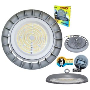 luminaria high bay led 300w tricolor opalux 54000 lm ip65 switch cct 3 temperaturas
