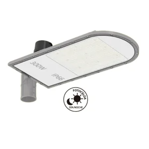 Luminaria LED 300W 54000Lm IP66 Fotocelda Opalux