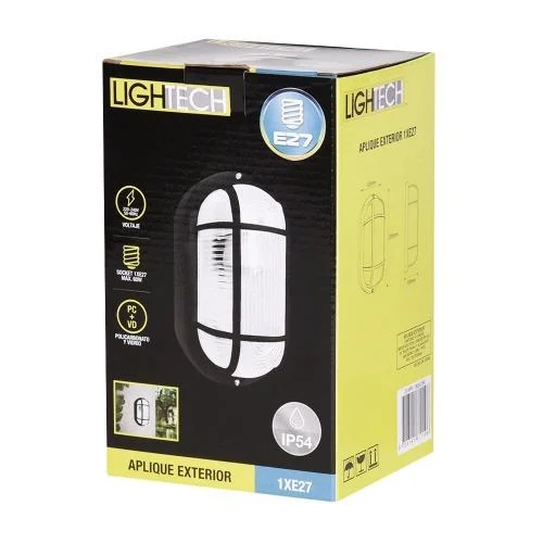 APLIQUE TORTUGA PARA EXTERIOR E27 LIGHTECH - Imagen 2