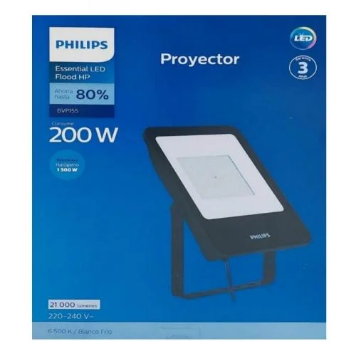 REFLECTOR LED 200W 6500k 220-240V IP65 VWB BVP155 PHILIPS - Imagen 2