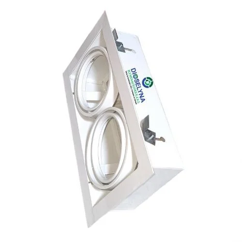 LUMINARIA SCRABBLE PARA LÁMPARAS LED PAR30 2X28W E27 220V OSLER - Imagen 2